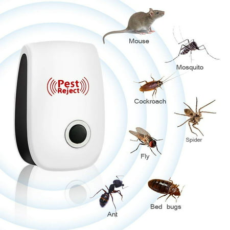 EECOO Electronic Magnetic Repeller Anti Mosquito Insect Killer,Ultrasonic Pest Reject Electronic Magnetic Repeller Anti Mosquito Insect Reject US Plug Garden Yard Insect (Best Mosquito Killer For Yard)