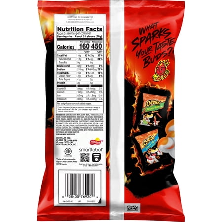 ( 2 Pack ) CHEETOS CRUNCHY XXTRA FLAMIN HOT 2.875OZ