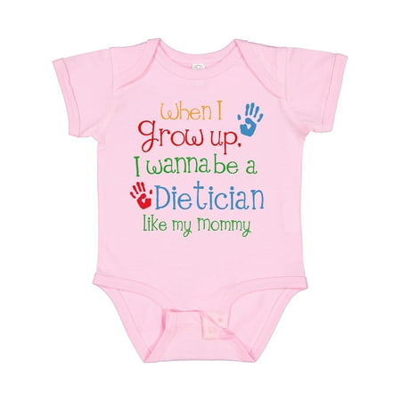 

Inktastic Dietician Like Mommy Gift Baby Boy or Baby Girl Bodysuit