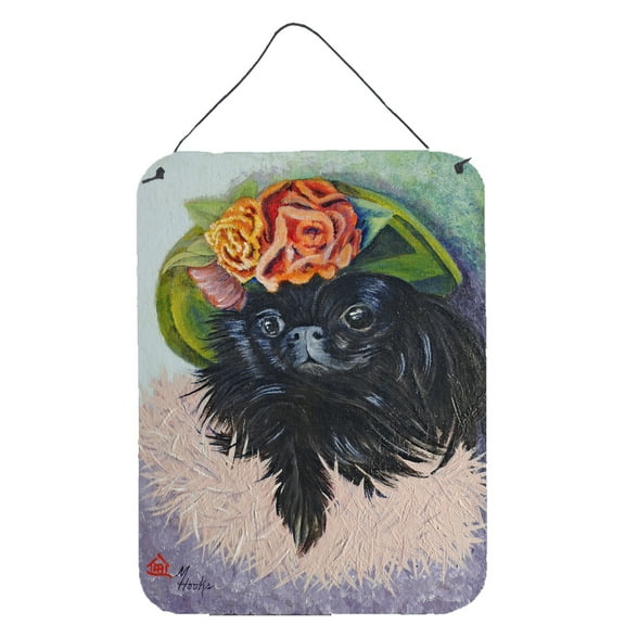 Black Pekingese Wall or Door Hanging Prints