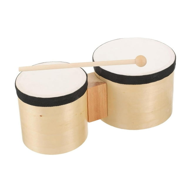 Tambor Bongo de Festival para Adultos, Bongós, Sonido Atractivo, Panderetas, Tambor de Mano para Fiestas, Clases de Baile, Presentaciones 2-4