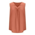 thumbnail image 5 of Aueoeo Sleeveless Tank Top for Women Summer Top Classic Tunic Tee Shirts Casual Vests Loose Fits Fashion Outfits, 5 of 8