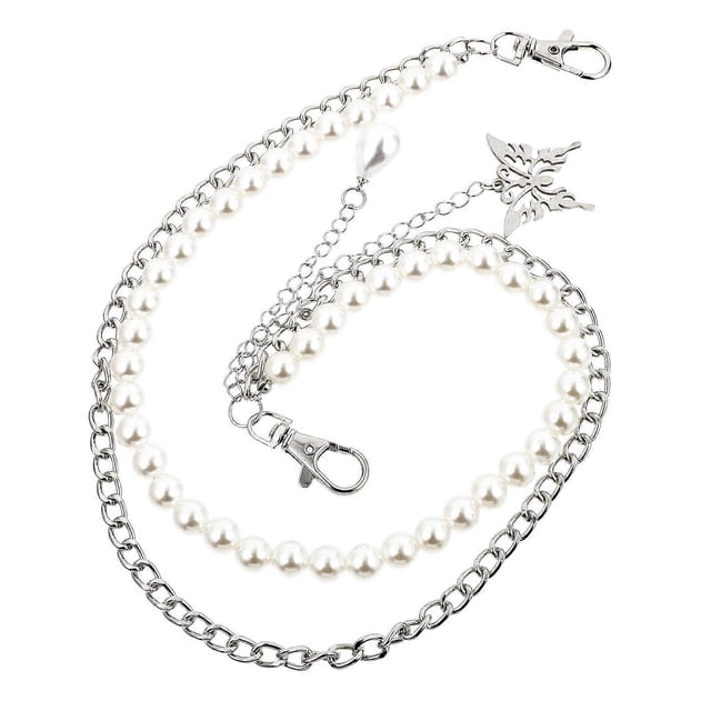 Hemoton 2Pcs Stylish Waist Chain Decorative Jeans Bag Chain Adornments