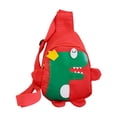 thumbnail image 1 of bolsa cruzada para niños,Bolsa de pecho de dinosaurio Mochila para niños Bolsa cruzada,Regalo de cumpleaños Bolsa para niños Bolsas para niños de dibujos animados de nailon,bolso de rojo, 1 of 9