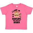 thumbnail image 3 of Inktastic Monkey I Love Hanging out with My Nana Boys or Girls Toddler T-Shirt, 3 of 5
