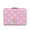 Pink, variant on Blue Polka Dot Trifold Wallet, Glossy PU Leather Purse with Snap Closure, Multi Card Slots, Compact Coin Pocket, Christmas/Birthday Gift for Women Girls