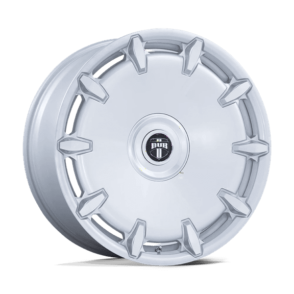 DUB 1PC Cast Aluminum Wheel S271 24x10 6x135/5.5 SLV-MACH 30mm, DC271SD24106630
