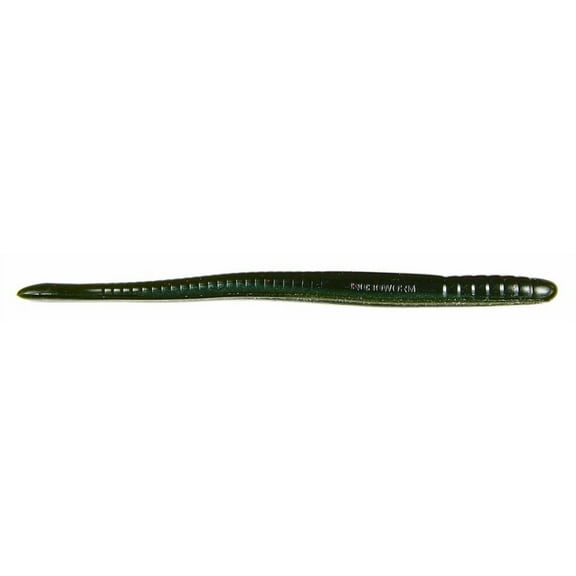 Roboworm FAT Straight Tail6'' Green Neon Pumpkin 8pk