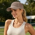 thumbnail image 2 of Breathable Full Mesh Baseball Cap for Men, Women,Quick Drying Lightweight Trucker Hats Outdoor Sports Wear, 2 of 4