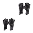 thumbnail image 1 of Naiovety Guantes de portero de fútbol, kit para niños y adultos 6/7/8/9/10, látex grueso para niños y adultos, duradero, sin dedos, negro Adulto 9 2Conjunto, 1 of 6