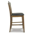 thumbnail image 4 of Signature Design by Ashley Ralene Counter Height Upholstered Barstool, Set of 2, Medium Brown, 4 of 6