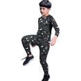 thumbnail image 1 of Ensemble de Caleçons Longs Thermiques pour Enfants T-Shirt à Manches Longues Garçons Couche de Base Haut Bas Chaud, 1 of 6