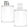 thumbnail image 4 of KAKOWELY Clear Acrylic Photo Frame Wall Mounting Clear Picture Frame Picture Photo Holder (M),7.17"X5.2"X0.39", 4 of 4