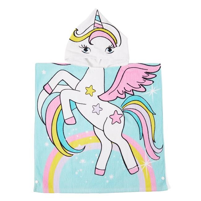 unicorn towel poncho