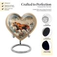 thumbnail image 3 of Wilderness Kingdom Adult Cremation Urns, Heart Urns For Human Ashes, Urn For Human Ashes Adult Men, Keepsake Urns For Human Ashes, Mini Heart Urn For Heart Burial, Cremation Urn For Women, 3 Inches, 3 of 5