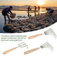 thumbnail image 3 of Catch The Sea Rake, Shell Clam Digger Clam Rake for Clamming Seafood Digging Rake G Tools, Clam Digging Tool Digging Fork Rock Rake Beach Clamming Weeding, 3 of 8