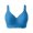 Blue, variant on Xijirk Women Wireless Bra with Wide U‑neck Vest Shoulder Straps Built‑in Inner Cup Structure Plain Smooth Outline for Daily Errands and Weekend Leisure Trips,Pink,S