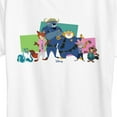 thumbnail image 3 of Zootopia 2 - Nick, Judy, And Friends - Women's Short Sleeve Graphic T-Shirt, 3 of 5