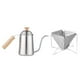 thumbnail image 4 of Juego de hervidor de agua con cuello de cisne, juego de cafetera para acampar, hervidor de goteo con , hervidor de agua con gotero de café Sin papel de filtro, 4 of 9
