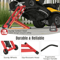thumbnail image 6 of Erommy 500LB Hydraulic Lawn Mower Lift Jack with 3-Height Adjustment for Tractors and Zero Turn Lawn Mowers, 6 of 9