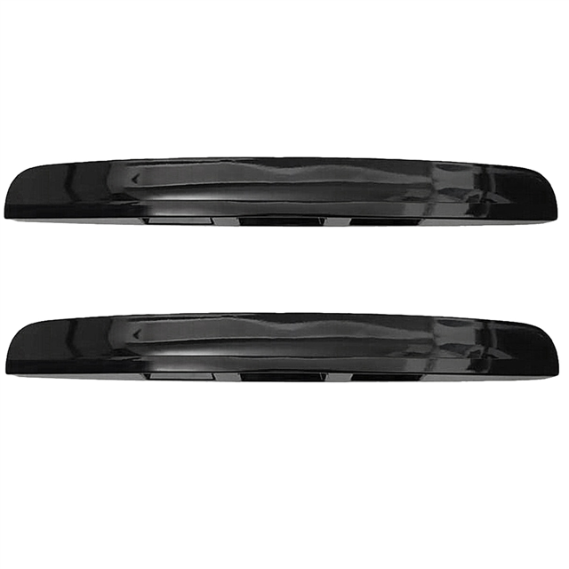2X Cubierta de la Manija de la Tapa del Maletero de la Puerta Trasera Trasera Pintada en Negro para J10 2007-2014 (Sin Llave I y Orificio de CáMara) Tipo 1