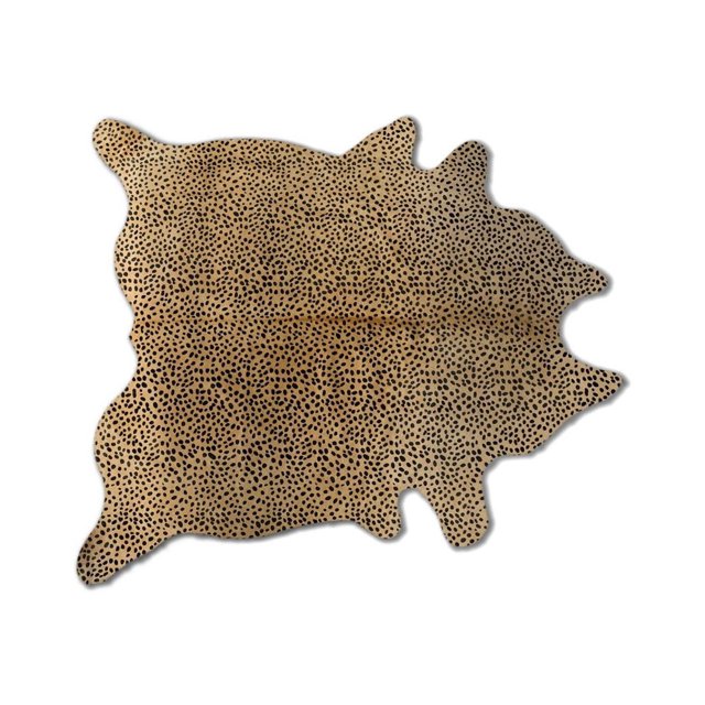 TOGO ANIMAL PRINT COWHIDE RUG - ZEBRA/LEOPARD/TIGER/CHEETAH - 5' X 7'