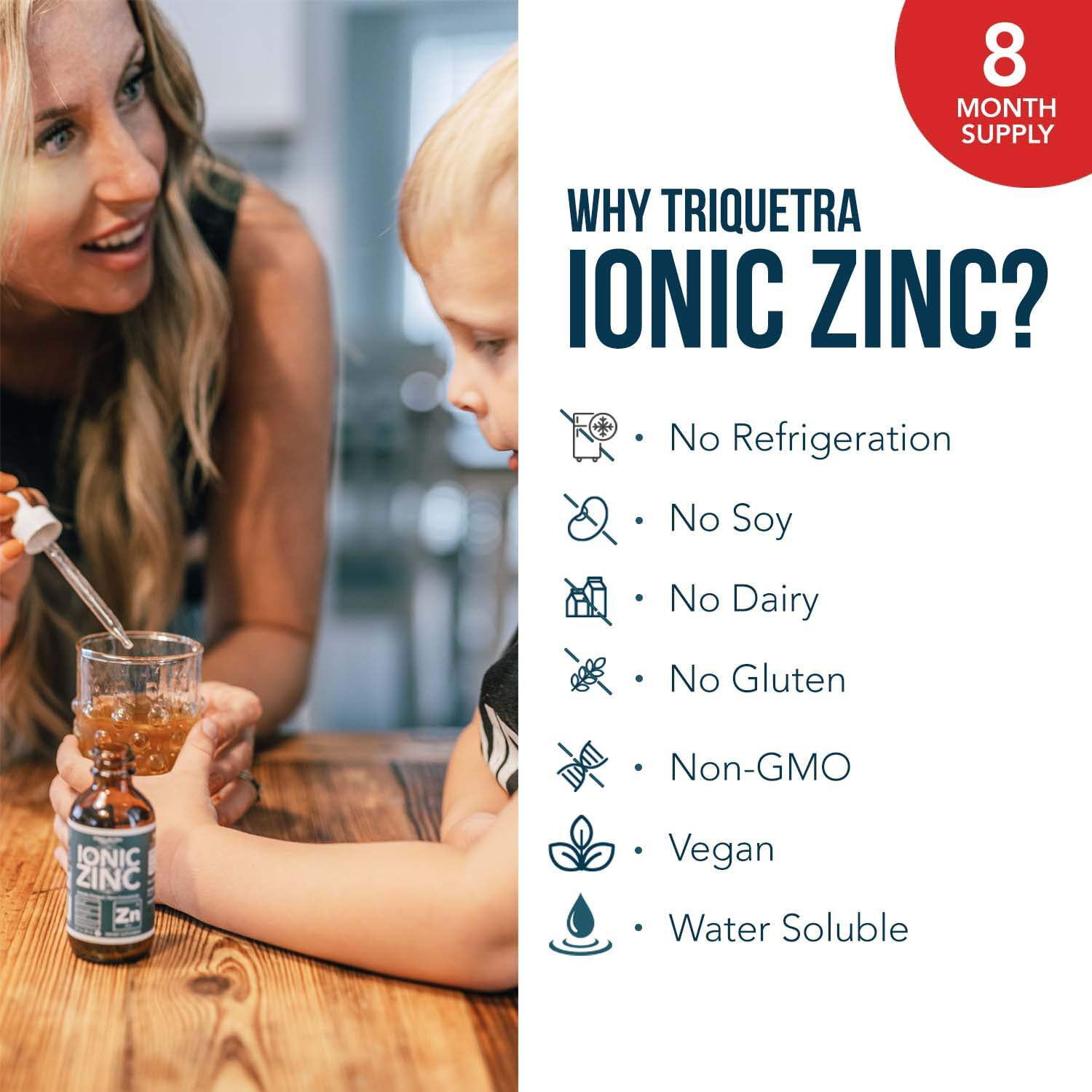 Triquetra Health Ionic Zinc Liquid Supplement