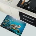 thumbnail image 5 of Diatomaceous Earth Bath Mat,Underwater Wild Turtle Non-Slip Volume Super Absorbent Fast Drying for Bathroom Kitchen Door mat,Eco-Friendly Easy to Clean 16×24Inch (40 * 60cm), 5 of 6