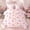 Floral 06, variant on Erosebridal Kawaii Strawberry Bedding Comforter Set for Kids Girls, Chic Blossoms Queen Bedding Sets, Pink, Pink Reversible, 7pcs