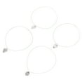 thumbnail image 2 of 4Pcs Guitare Pic Collier en Acier Inoxydable Alliage d'Aluminium Slick Surface Pic Plectrum Collier 50cm Circonférence, 2 of 14