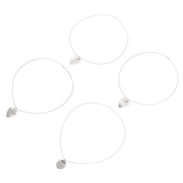 Collar de púa de guitarra, collar de púa de guitarra de 4 piezas, collar de púa de guitarra, collar de púa de guitarra, muy recomendado