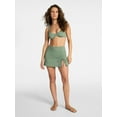 thumbnail image 2 of Time and Tru Women's and Women's Plus Size Ribbed Swim Skirt, Sizes XS-3X, 2 of 5