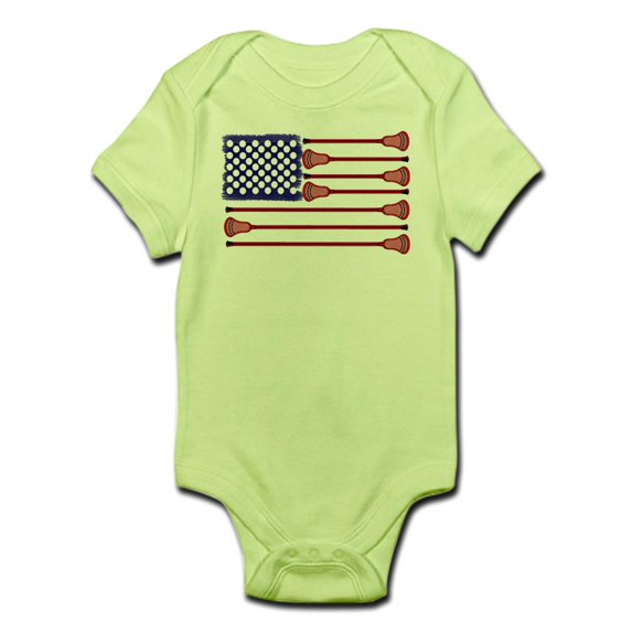 CafePress - Lacrosse Americasgame Infant Bodysuit - Baby Light Bodysuit