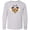 AC-Heather Grey, variant on Inktastic Valentine's Day Bumble Bees Long Sleeve Youth T-Shirt