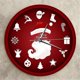 thumbnail image 3 of Holiday Decoration Gift Wall Clock Santa Claus Wall Clock Decoration Clock, 3 of 5