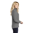 thumbnail image 3 of Port Authority Ladies Microfleece Jacket-XL (Pearl Grey), 3 of 8