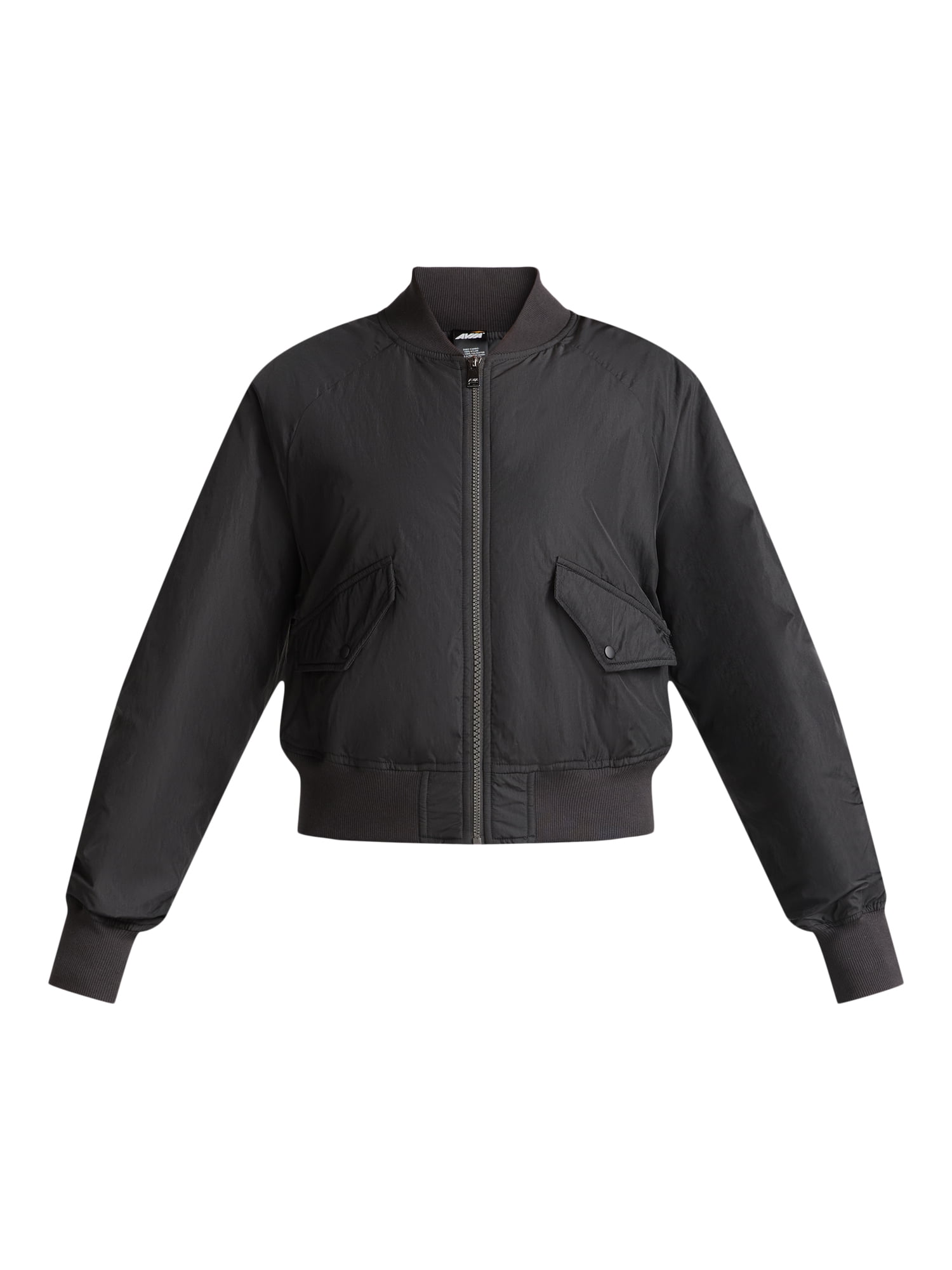 Avia Women's Shine Windbreaker Nylon Bomber Jacket, Sizes XS-XXXL