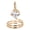 Gold, variant on Rupoun Women Finger Nail Ring Rhinestone Decoration Fingernail Tip Art Jewelry For Lady Girls Adjustable Size 5 inches / 12.7 cm Gorgeous Gold Fashion Accessory Opening Nail Art Statement Piece 3059