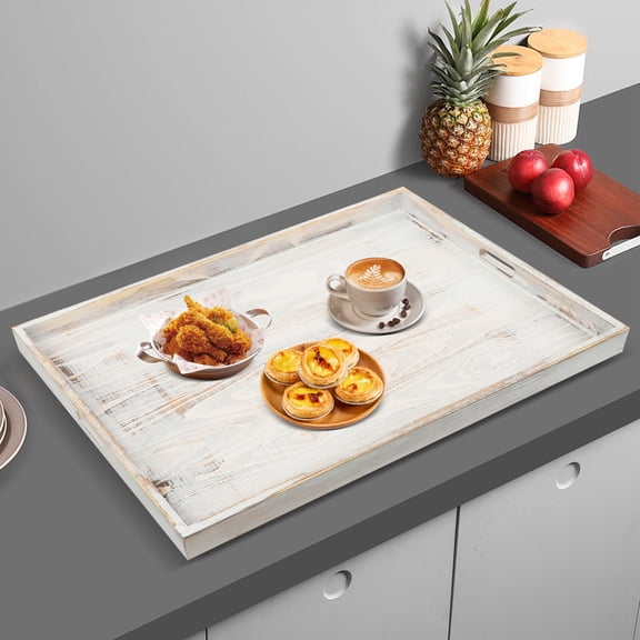 Premium Pine Wood Stovetop Cover, 30"x22" Multi-functional Kitchen Organizer & Serving Tray, Elegant, Durable, and Easy to Clean