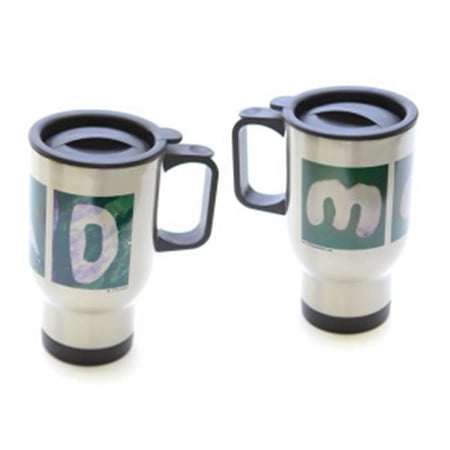 In the Sand Golf Mom And Dad Stainless Steal Travel Mugs