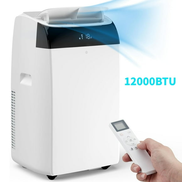 Garvee 12000 BTU Portable Air Conditioner with 3-in-1 Cooling/Dry/Fan Modes, 24-Hour Timer AC Unit, Cools Up to 550 Sq.ft, White