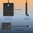 thumbnail image 2 of Lector de tarjetas inteligentes Cryptnox USB-C y USB-A para Windows, Mac y Linux, 2 of 9