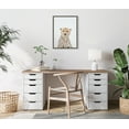 thumbnail image 6 of Kate and Laurel Sylvie Cheetah Portrait Framed Canvas Wall Art by Amy Peterson Art Studio, 18x24 Gray, Modern Jungle Animal Portrait Art for Wall, 6 of 7