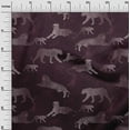 thumbnail image 3 of oneOone Polyester Spandex Wine Purple Fabric Animal Diy Clothing Quilting Fabric Print Fabric By Yard 56 Inch Wide, 3 of 4