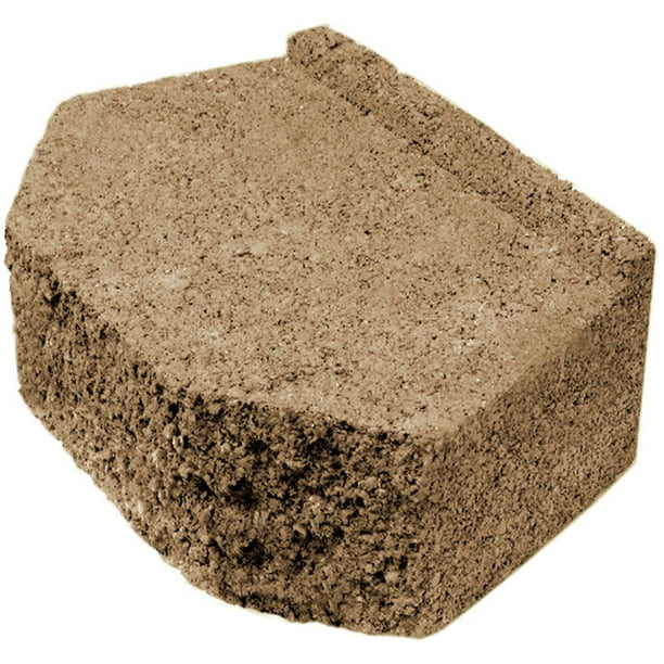 Keystone Arborstone 12" x 4" x 8" Tan Concrete Garden Wall Block