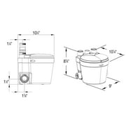 Sanilo Saniswift Dual Action Gray Water Drain Pump for Residential Use