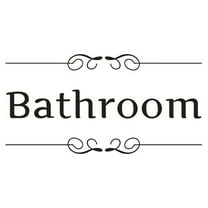 BNNG Bathroom Stick Water-proof,Durable Peel & Stick Wall Door Decor Vinyl Art Decal Mural Sticker Bathroom Wall Decor Door Home Home Decor 