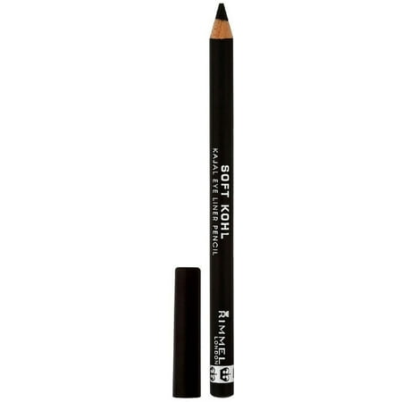 4 Pack - Rimmel London Soft Kohl Kajal Eye Liner Pencil, Jet Black [061] 0.04 (Best Kohl Pencil Uk)