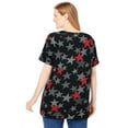 thumbnail image 2 of Woman Within Plus Size Americana Kangaroo Pocket Tee, 2 of 5
