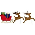 thumbnail image 5 of Northlight 59" Lighted Reindeer with Sleigh Christmas Decoration, 5 of 7